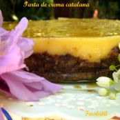 Tarta de crema catalana
