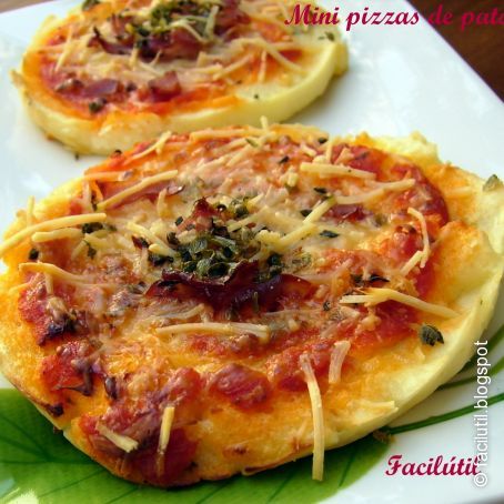 Mini pizzas de patata