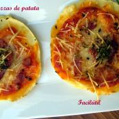 Mini pizzas de patata - Paso 1