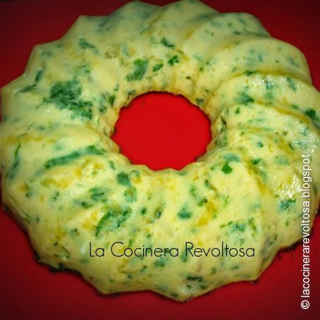 Puding acelgas y patatas