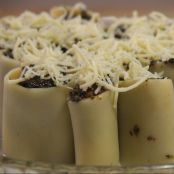 Paccheri de morcilla y espinacaas - Paso 3