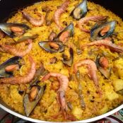 Paella de marisco