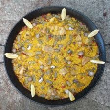 Paella valenciana auténtica