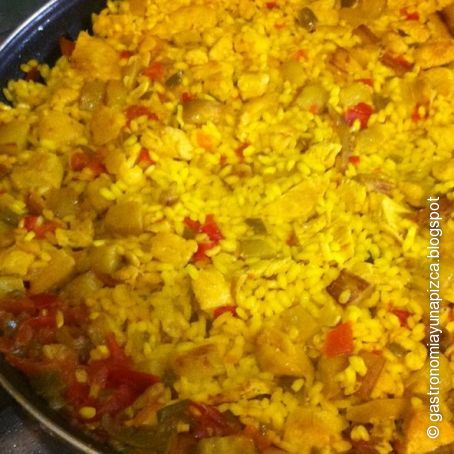 Paella vegetariana