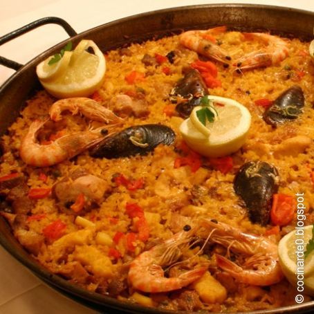 Paella mixta a mi manera