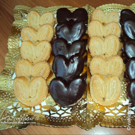 Palmeritas de hojaldre