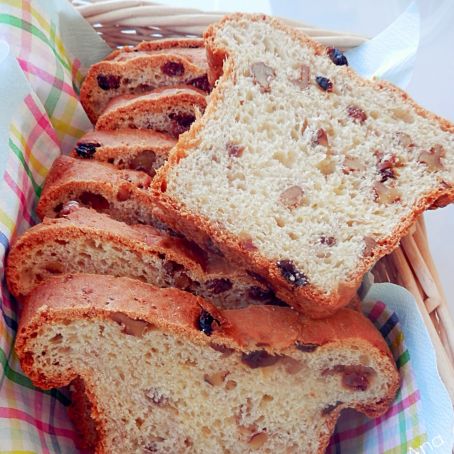 Pan de pasas y nueces