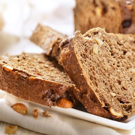 Pan integral de manzana y nueces