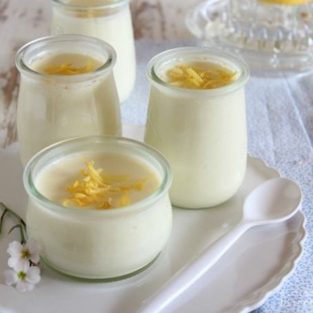 Panna cotta de limón