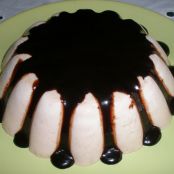 Panacotta de plátano y chocolate