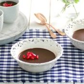 Panna cotta de chocolate