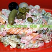 Ensalada de pasta a la alemana
