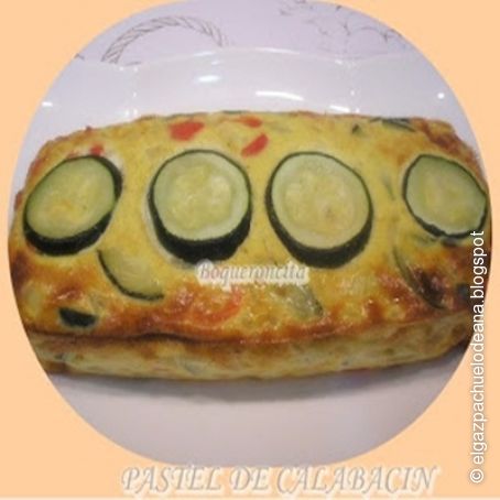 Pastel de calabacín