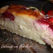 Pastel de queso y cerezas - Paso 1