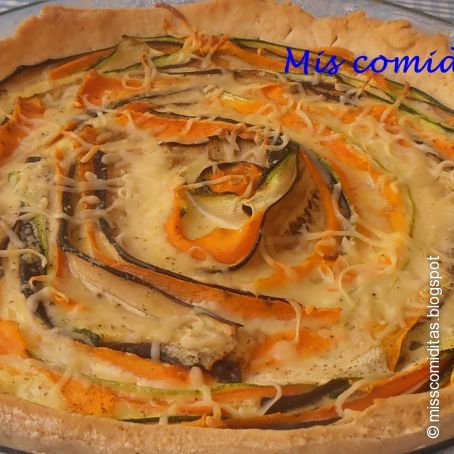 Pastel salado de verduras