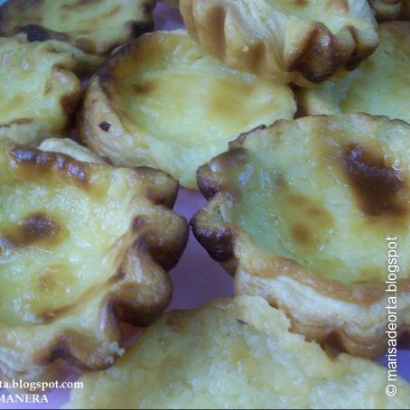 PASTELITOS DE NATA PORTUGUESES