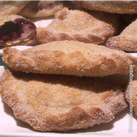 Pastissets de queso y arándanos