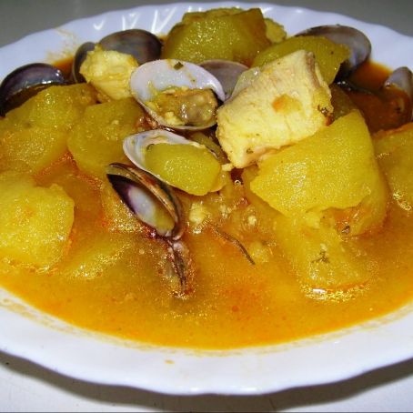 Patatas con pescado