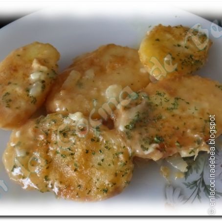 Patatas en salsa verde