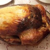 Pavo relleno al horno