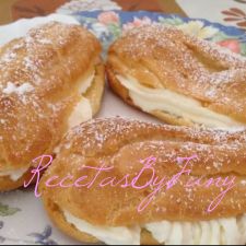 Petit choux de nata (profiteroles)