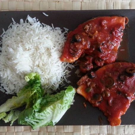 Pez espada a la siciliana