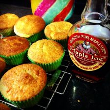Muffins de tortita americada (Jarabe de arce / maple syrup)