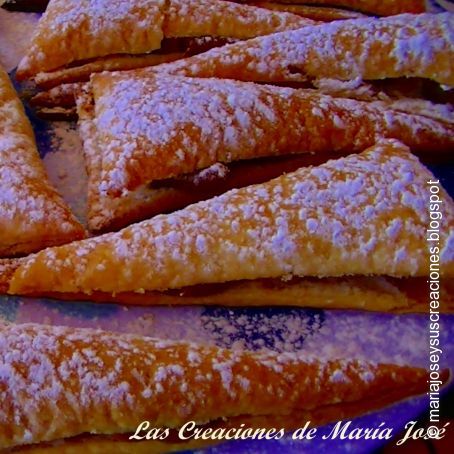 TRIANGULOS DE DULCE DE LECHE