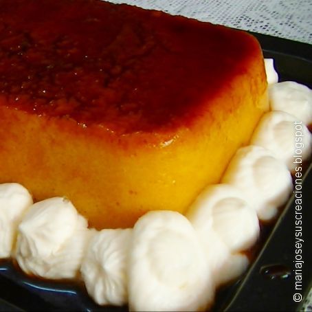 Flan de magdalenas