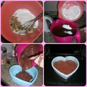 Brownie de chocolate negro - Paso 4