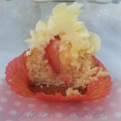 Cupcakes de cava con lemon curd, fresas frescas y SMBC de lemon curd