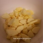 Tarta de manzana con flan - Paso 1