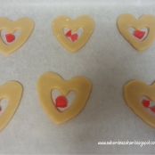 Galletas de San Valentín con corazón de cristal - Paso 4