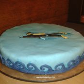 Tarta  para el papi buceador - Paso 4