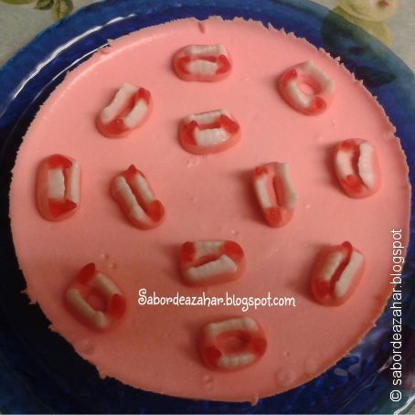 Tarta de Halloween de piruletas.