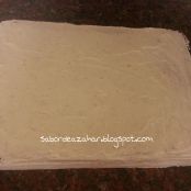 Tarta fondant Atlético de Madrid - Paso 2