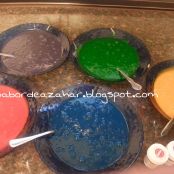Tarta Arcoiris - Paso 1