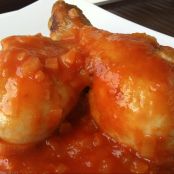 Polllo en salsa de tomate