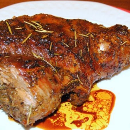 Paleta de cabrito al horno