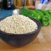 Pimientos verdes rellenos de quinoa con verduritas - Paso 1