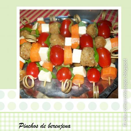 Pinchos de berenjena