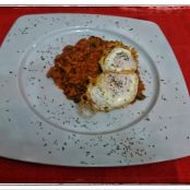 Pisto Manchego con huevos fritos