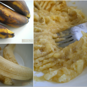 Cake de plátanos con manzanas y naranja confitada - Paso 1