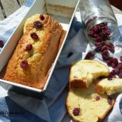 Plum cake con arándanos