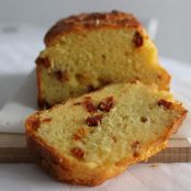 Plumcake salado con tomates secos