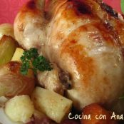 Pollo a la miel con canela y frutos secos