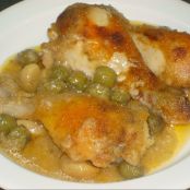 Pollo con aceitunas