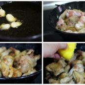 Receta tradicional de pollo al ajillo - Paso 2