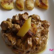 Pollo con Salsa de Mostaza y Manzana