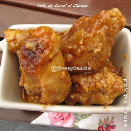 Pollo de Corral al Oloroso